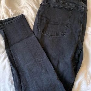 American Eagle Faded Black Jeans